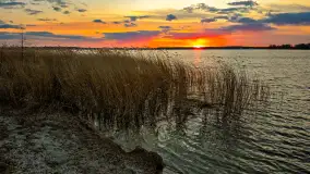 Kwietniowy zachód słońca nad jeziorem Niegocin, Bystry - zdjęcie 5