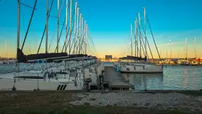 Zachód słońca w AZS Wilkasy, kwiecień 2025 r. - zdjęcie 2