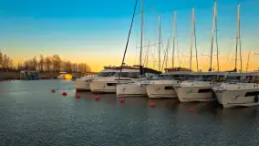 Zachód słońca nad Wilkasami, PTTK Wilkasy, kwiecień 2025 r. - zdjęcie 14