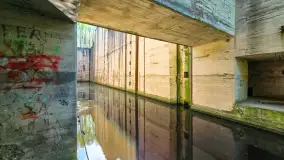 Śluza Leśniewo Górne, Kanał Mazurski, kwiecień 2025 r. - zdjęcie 7