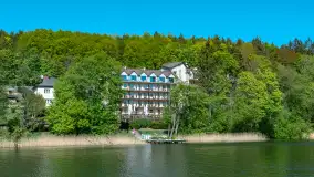 Jezioro Czos, Mrągowo widziane z wody, maj 2025 r. - zdjęcie 5