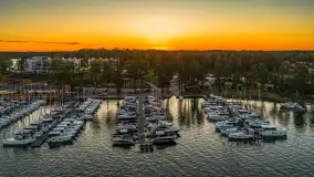 Zachód słońca nad zatoką Tracz i jeziorem Kisajno - zdjęcie 21