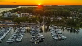 Zachód słońca nad zatoką Tracz i jeziorem Kisajno - zdjęcie 27