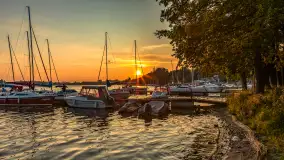 Zachód słońca w porcie Piękny Brzeg, czerwiec 2025 r. - zdjęcie 10