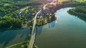 Okartowo, jeziora Śniardwy i Tyrkło z drona, lato 2025 r. - zdjęcie 21