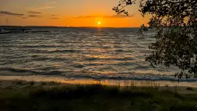 Zachód słońca w Pierkunowie, jezioro Kisajno, czerwiec 2025 r. - zdjęcie 19