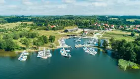 Przystań Nautica z lotu ptaka, lipcowy poranek, 2025 r. - zdjęcie 7