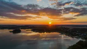 Magiczny zachód nad jeziorem Tajty, lipiec 2025 r. - zdjęcie 1