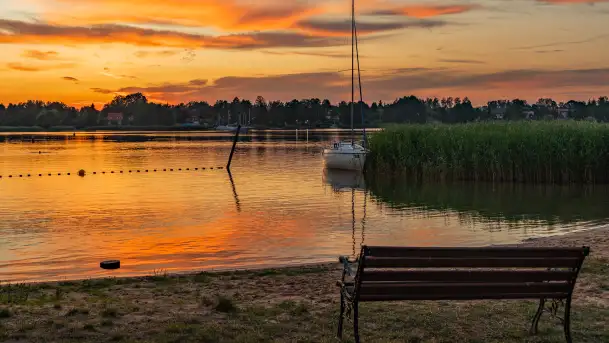Jezioro Boczne po zachodzie słońca, lipiec 2025 r. - zdjęcie 5