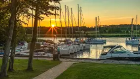 Stanica Zielony Gaj i zachód słońca nad jeziorem Kotek Wielki, czerwiec 2025 r. - zdjęcie 4