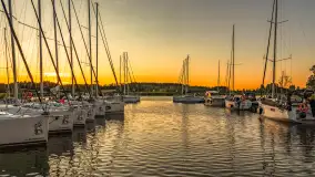 Stanica Zielony Gaj i zachód słońca nad jeziorem Kotek Wielki, czerwiec 2025 r. - zdjęcie 17