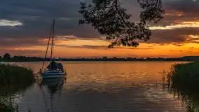 Zachód słońca nad jeziorem Tajty, lipiec 2025 r. - zdjęcie 15