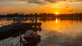 Zachód słońca nad jeziorem Bocznym, lipiec 2025 r. - zdjęcie 7