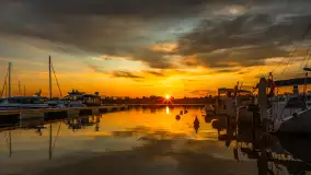 Zachód słońca nad jeziorem Bocznym, lipiec 2025 r. - zdjęcie 6