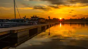 Zachód słońca nad jeziorem Bocznym, lipiec 2025 r. - zdjęcie 11