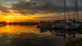 Zachód słońca nad jeziorem Bocznym, lipiec 2025 r. - zdjęcie 10