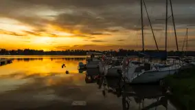 Zachód słońca nad jeziorem Bocznym, lipiec 2025 r. - zdjęcie 8