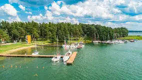 Jezioro Święcajty i Piękny Brzeg z lotu ptaka, sierpień 2025 r. - zdjęcie 24