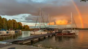 Wieczorna tęcza w przystani Nautica, sierpień 2025 r. - zdjęcie 19