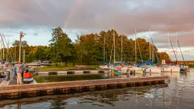 Wieczorna tęcza w przystani Nautica, sierpień 2025 r. - zdjęcie 9