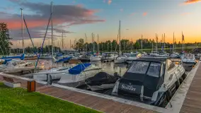 Wieczorna tęcza w przystani Nautica, sierpień 2025 r. - zdjęcie 27