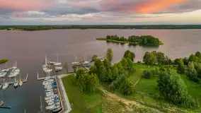 Zachód słońca z tęczą w tle, przystań Nautica, sierpień 2025 r. - zdjęcie 16