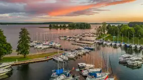 Zachód słońca z tęczą w tle, przystań Nautica, sierpień 2025 r. - zdjęcie 29