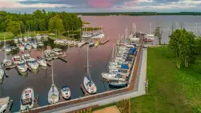 Zachód słońca z tęczą w tle, przystań Nautica, sierpień 2025 r. - zdjęcie 49