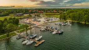 Zachód słońca z tęczą w tle, przystań Nautica, sierpień 2025 r. - zdjęcie 44