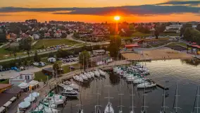 Zachód nad Wilkasami i portem AZS Wilkasy, sierpień 2025 r. - zdjęcie 9