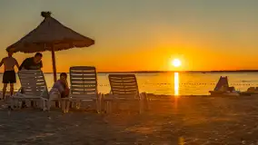 Zachód słońca nad jeziorem Śniardwy, Marina Śniardwy, sierpień 2025 r. - zdjęcie 24