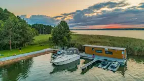 Wieczorne kadry nad jeziorem Święcajty w Ogonkach, sierpień 2025 r. - zdjęcie 2