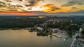 Zachód słońca nad Giżyckiem i Ekomariną, sierpień 2025 r. - zdjęcie 30