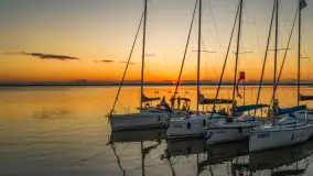 Ostatnie dzień wakacji, zachód słońca nad jeziorem Dargin - zdjęcie 26