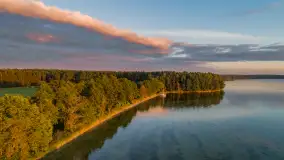 Ostatnie dzień wakacji, zachód słońca nad jeziorem Dargin - zdjęcie 21