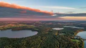 Ostatnie dzień wakacji, zachód słońca nad jeziorem Dargin - zdjęcie 18
