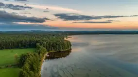 Ostatnie dzień wakacji, zachód słońca nad jeziorem Dargin - zdjęcie 8