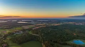 Ostatnie dzień wakacji, zachód słońca nad jeziorem Dargin - zdjęcie 16