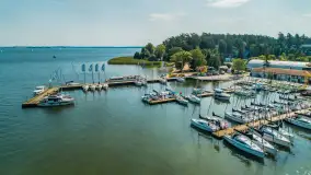 Wilkasy i Niegocin pod koniec sierpnia z lotu ptaka - zdjęcie 4