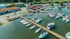 Wilkasy i Niegocin pod koniec sierpnia z lotu ptaka - zdjęcie 29