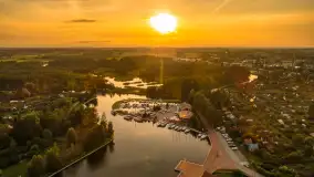 Zachód słońca nad Węgorzewem, sierpień 2025 r. - zdjęcie 6