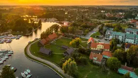 Zachód słońca nad Węgorzewem, sierpień 2025 r. - zdjęcie 21