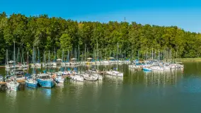 Jezioro Nidzkie przy porcie Pod Dębem, Ruciane-Nida, sierpień 2025 r. - zdjęcie 5