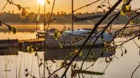 Wiosenne kadry o wschodzie słońca na Bełdanami, kwiecień 2025 r. - zdjęcie 1