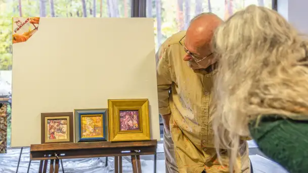 Międzynarodowy Plener Malarski w Resorcie Niegocin, fotorelacja z warsztatów - zdjęcie 10