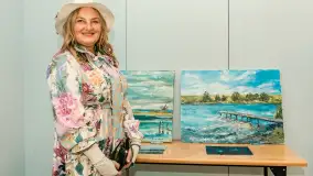 Fotorelacja z Wernisażu, Międzynarodowy Plener Malarski, październik 2025 r. - zdjęcie 84