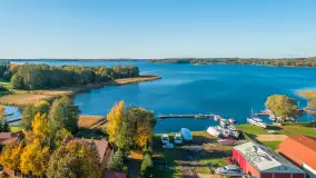 Jezioro Święcajty i Ognisty Ptak z drona, jesień 2025 r. - zdjęcie 19