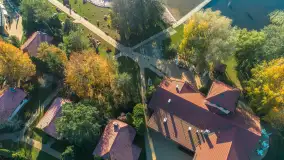 Jezioro Święcajty i Ognisty Ptak z drona, jesień 2025 r. - zdjęcie 21