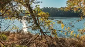 Mazurska jesień nad jeziorem Wesołek, październik 2025 r. - zdjęcie 3