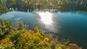 Jesień nad jeziorem Kisajno w Pięknej Górze, październik 2025 r. - zdjęcie 6